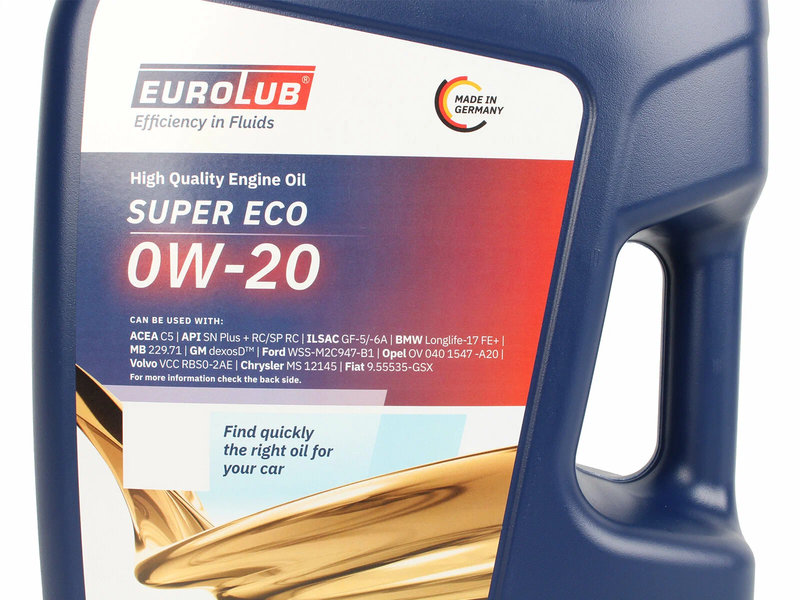 Motor Yagi Eurolub Super Eco 0W-20 4L — əlavə foto