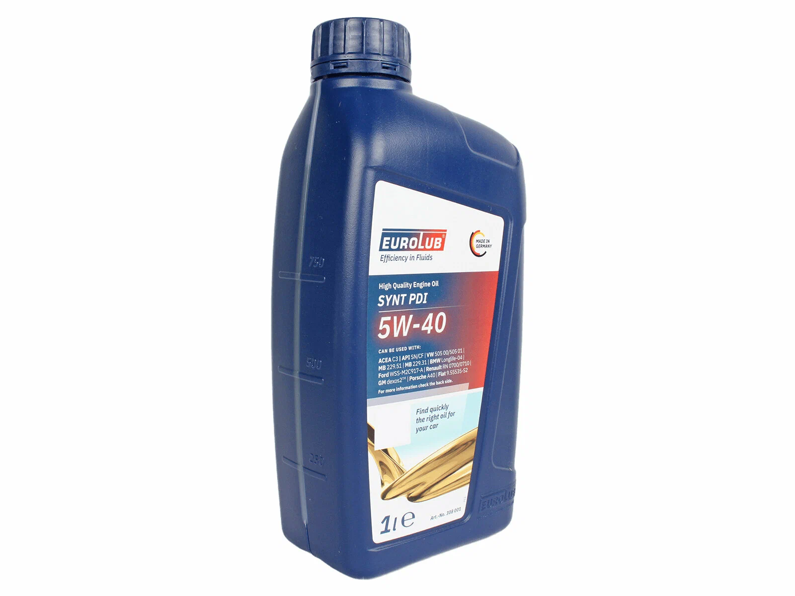 Motor Yagi Eurolub Synt Pdi 5W-40 1L — əlavə foto
