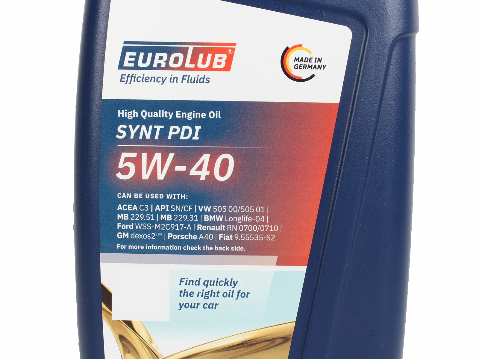 Motor Yagi Eurolub Synt Pdi 5W-40 1L — əlavə foto