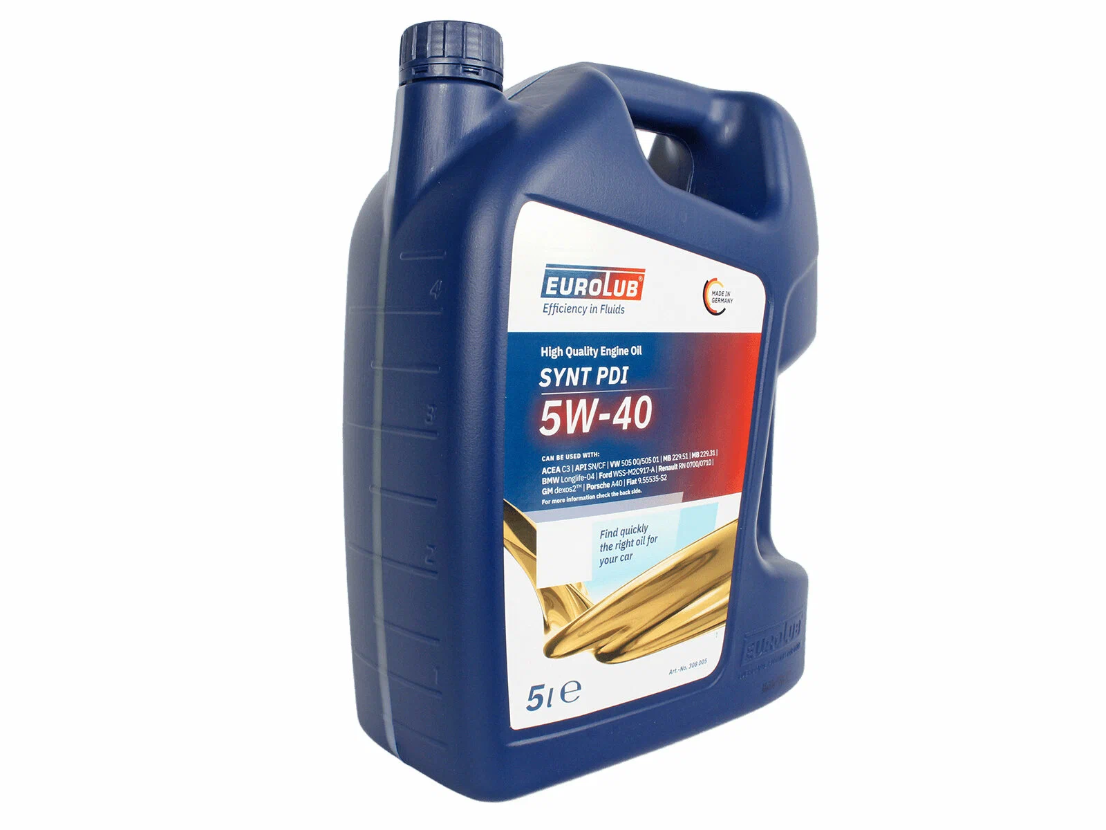 Motor Yagi Eurolub Synt Pdi 5W-40 4L — əlavə foto