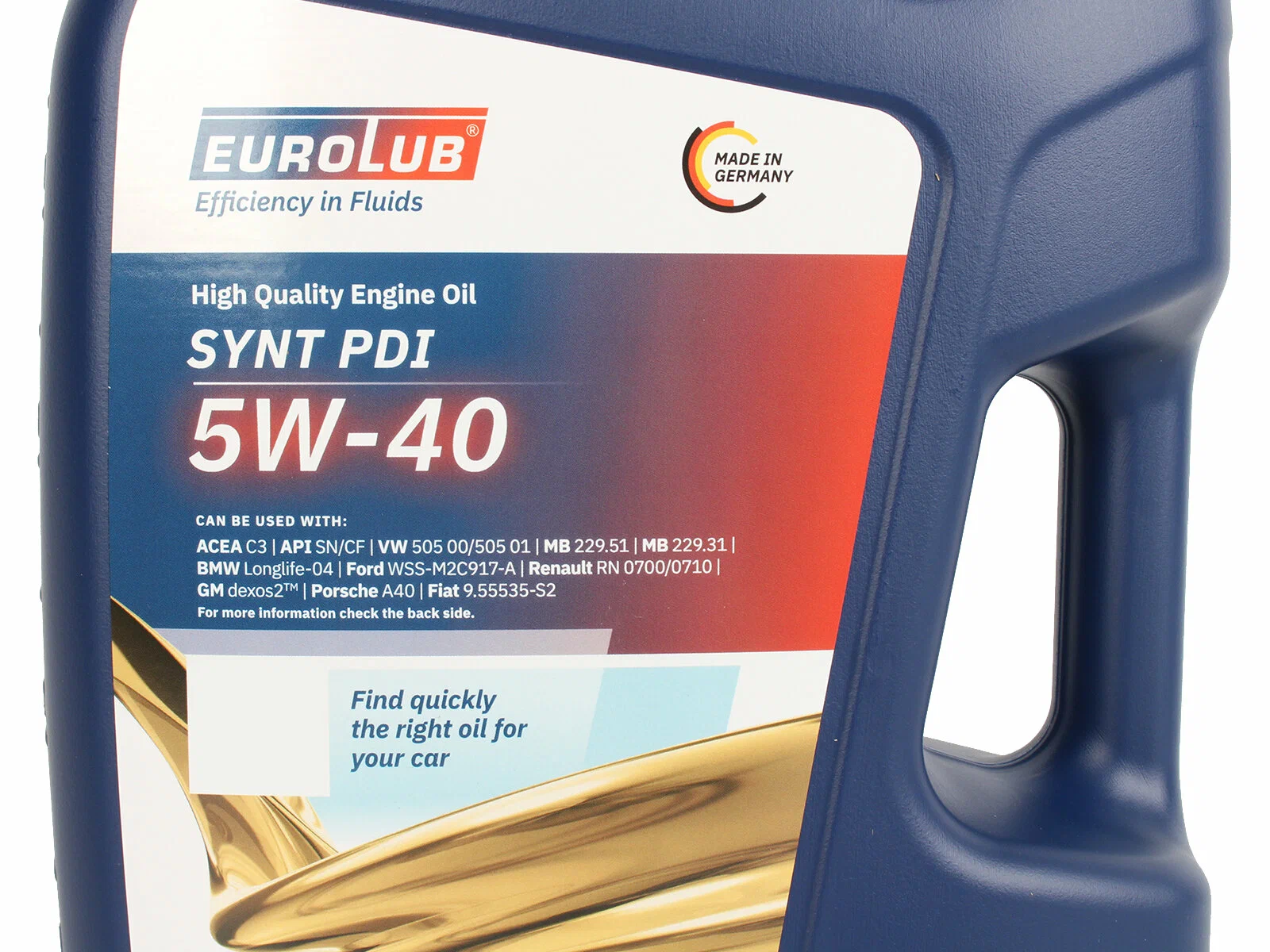 Motor Yagi Eurolub Synt Pdi 5W-40 5L — əlavə foto