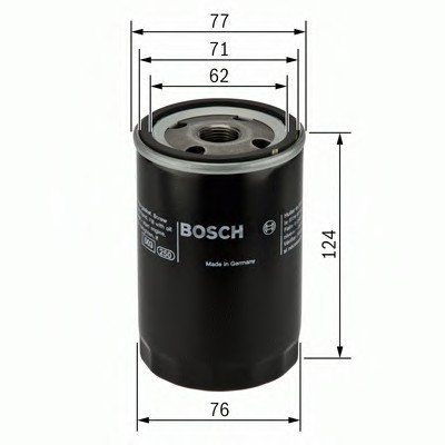 0451103259 BOSCH YAG FILTERI FORD FIESTA V (01-08), FOCUS (99-04),LAND ROVER DISCOVERY 3 / LR3, 4 /LR4