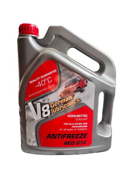 Antifiriz Qirmizi 5L — v8 əsas şəkil