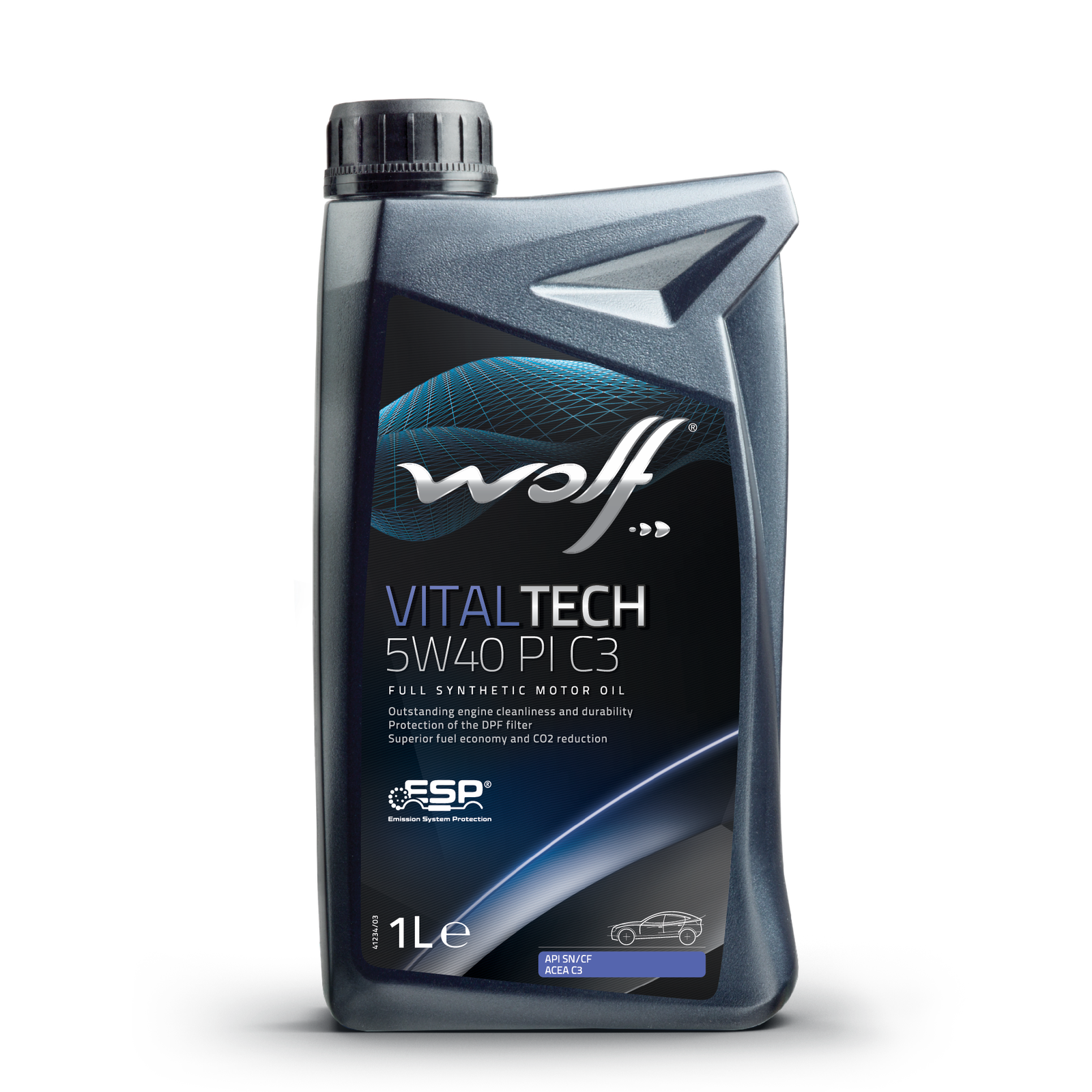 MATOR YAGI WOLF VITALTECH SAE 5W-40 PI C3 API SN/CF 1L