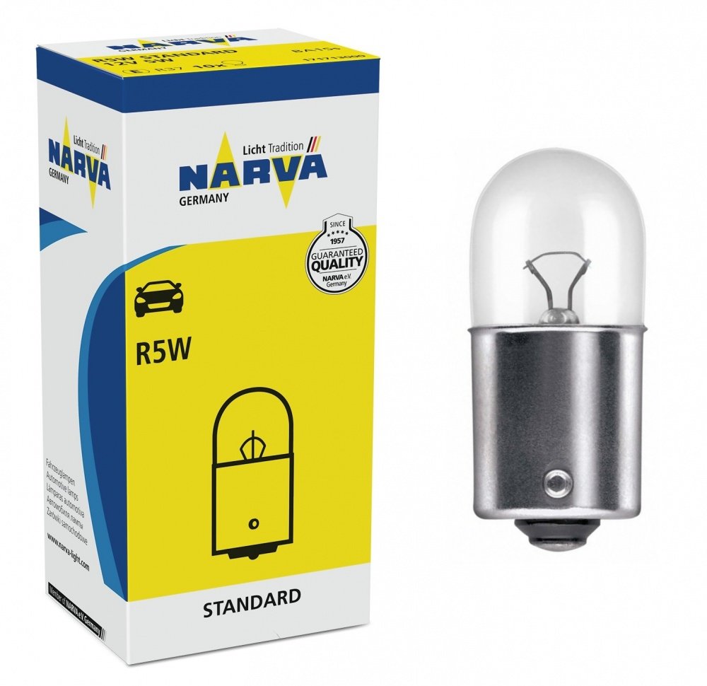 LAMPA PADFARNIK 12V (R5W)