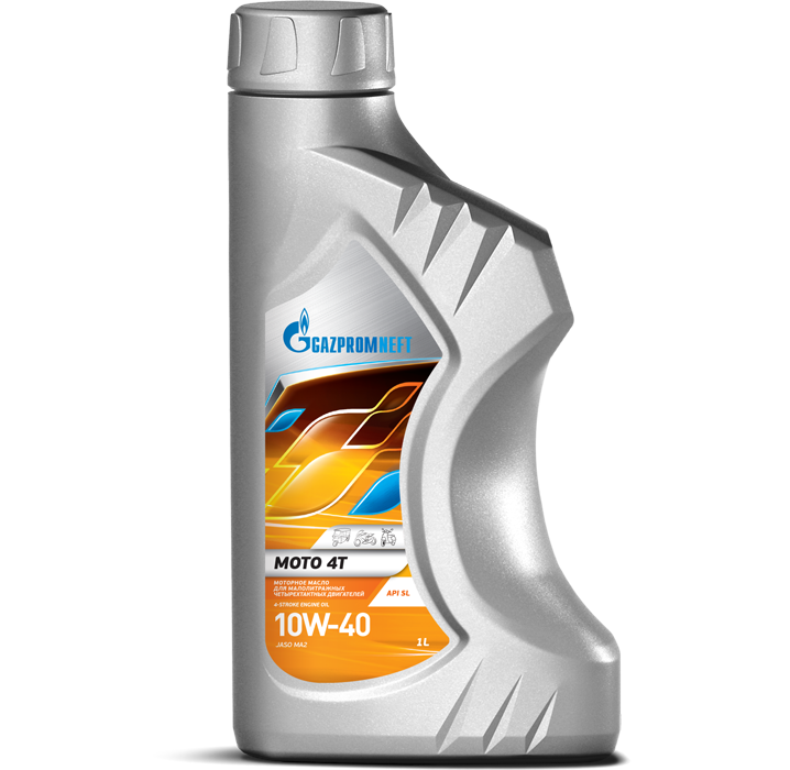 YAG GAZPROM  MOTO 10W-40 4T 1L