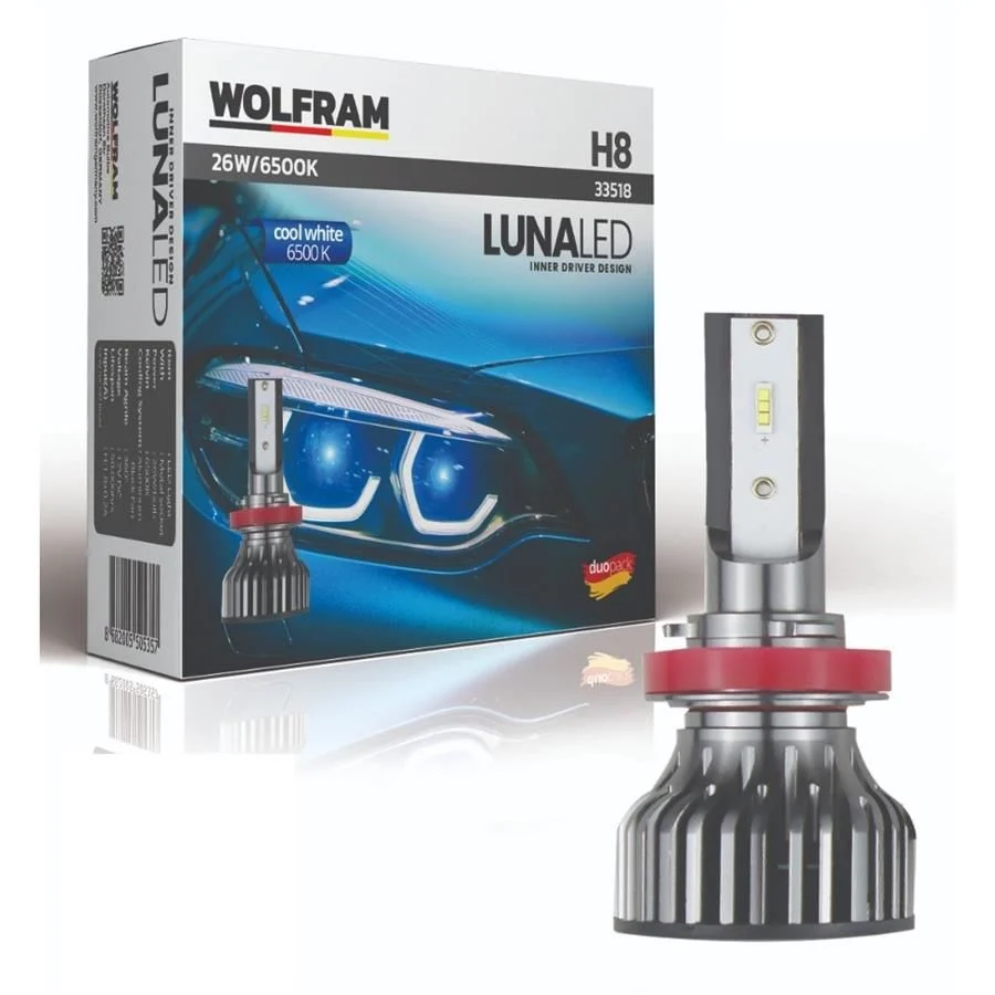 LAMPA LED H8 6500K (12V/22W)