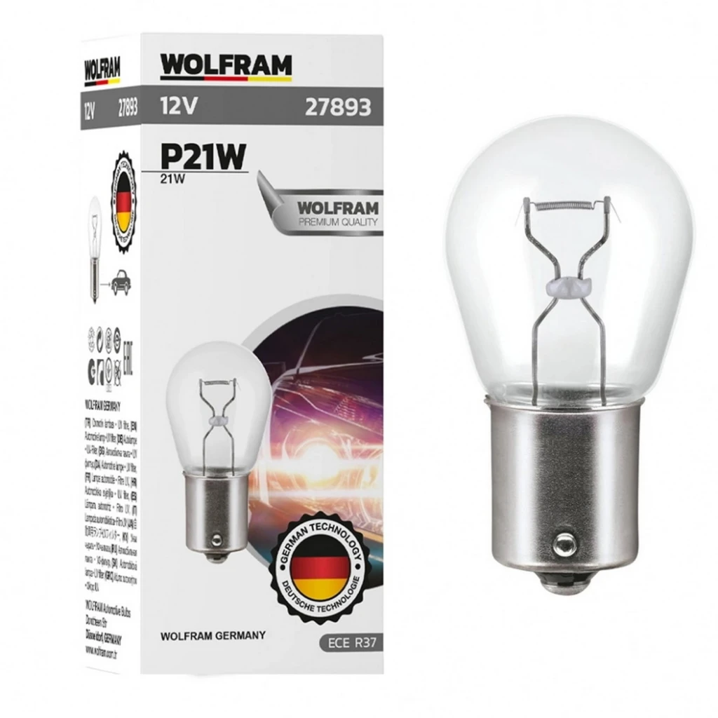 LAPMA TEK KANTAKT DUZ (P21W 12W/21W BA15S)