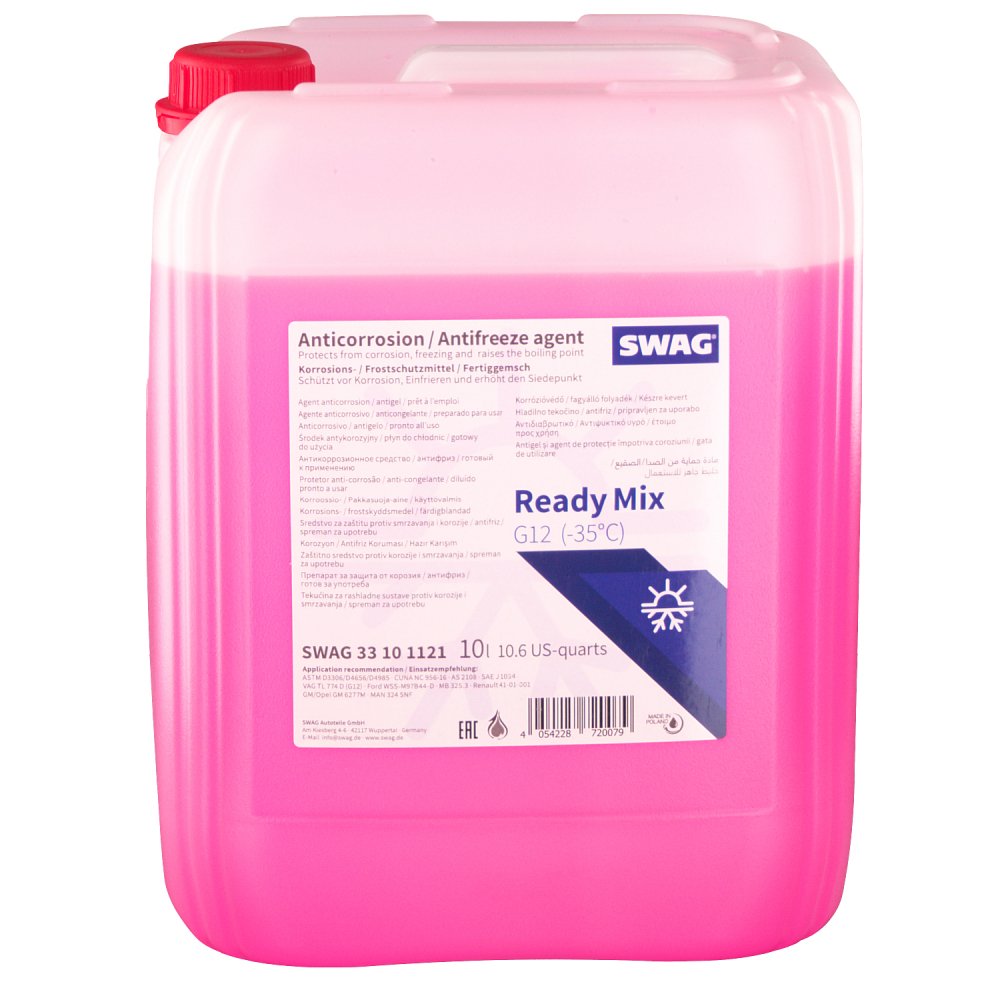 ANTIFIRIZ SWAG READY MIX QIRMIZI  G12 (-35C) 10L