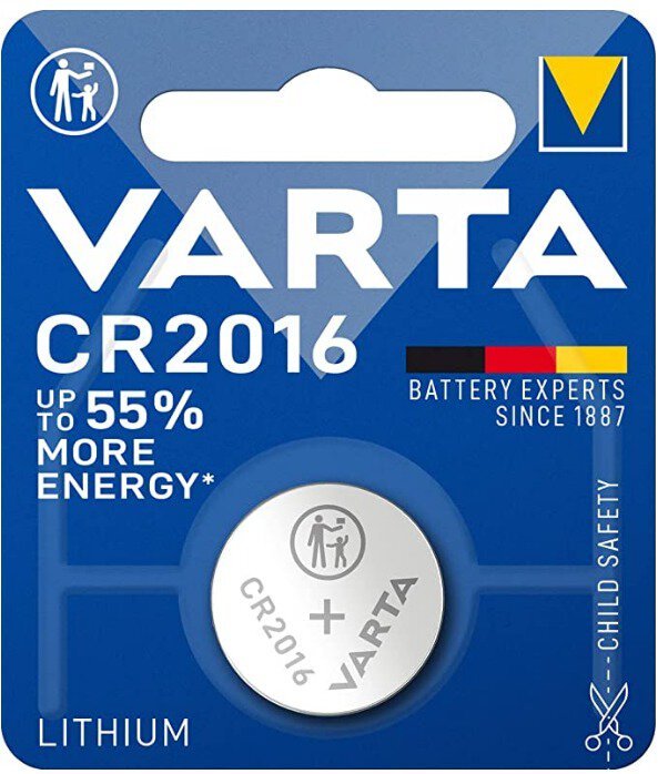 PULT BATAREYA VARTA LITHIUM 3V CR2016 — foto