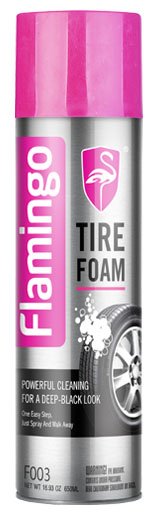 FLAMINGO TIRE FOAM TƏKƏR TƏMIZLƏYICI VƏ PARLADICI KÖPÜK 650ML