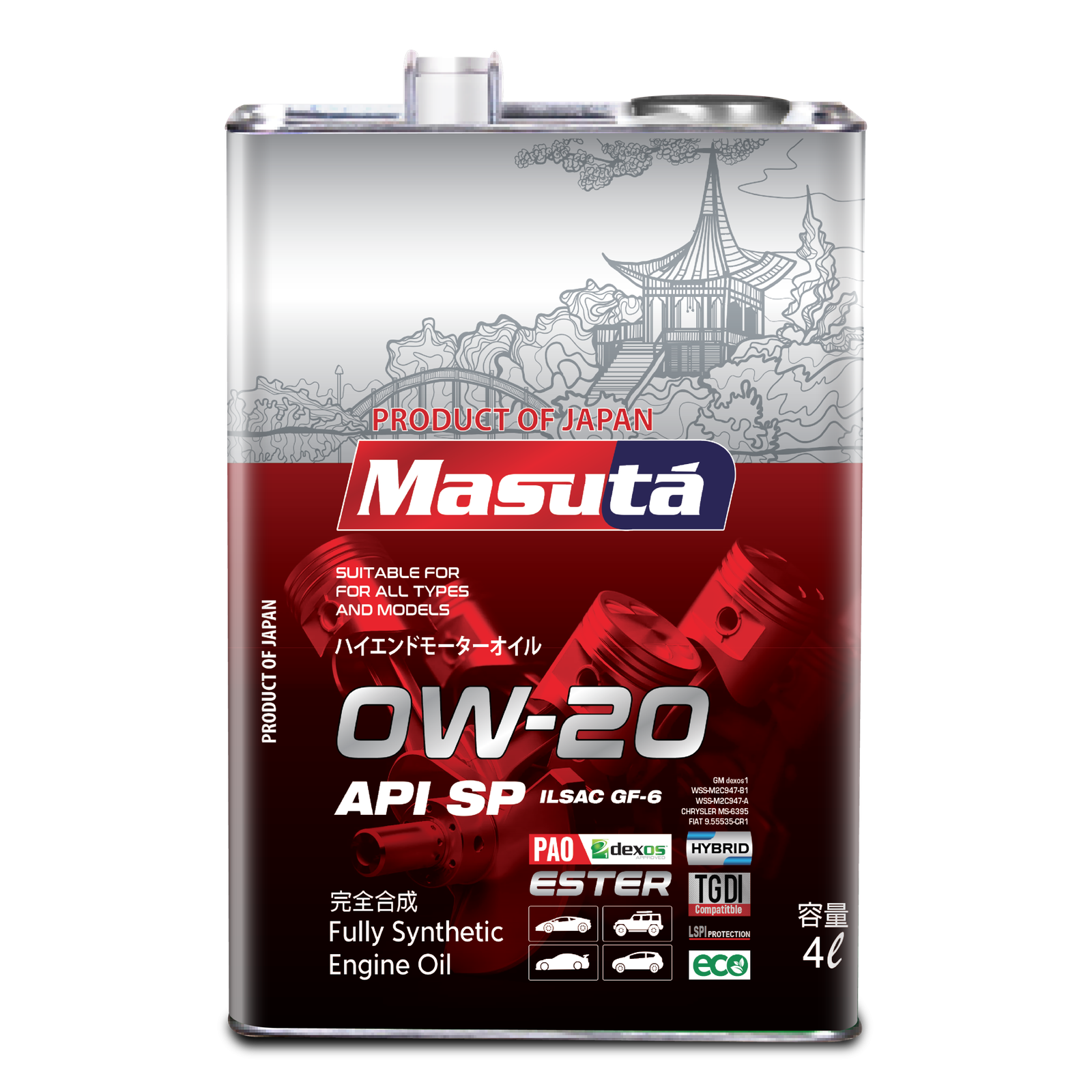 MATOR YAGI MASUTA 0W-20 4L