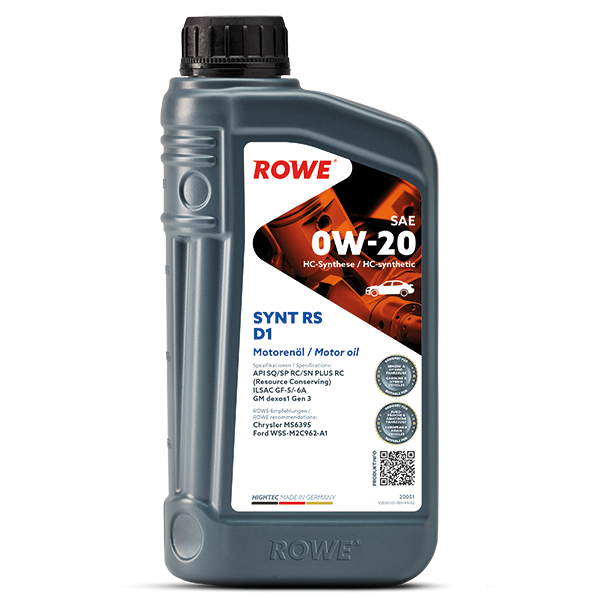 MOTOR YAGI ROWE HIGHTEC SYNT RS D1 SAE 0W-20 1L