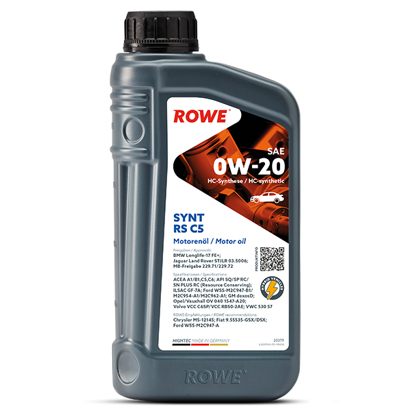 MOTOR YAGI ROWE HIGHTEC SYNT RS C5 SAE 0W-20 1L