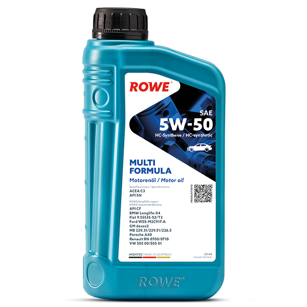Motor Yagi Rowe Hightec Formula Gt Sae 5W-50 1L — ROWE