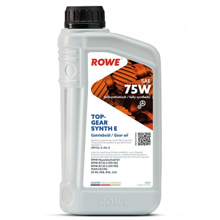 Korobka Yagi Rowe Hightec Topgear Synth E Sae 75W 1L — ROWE