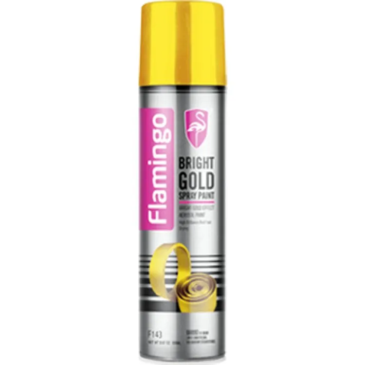 Sprey Boya Qizili Bright Gold 450Ml — FLAMINGO