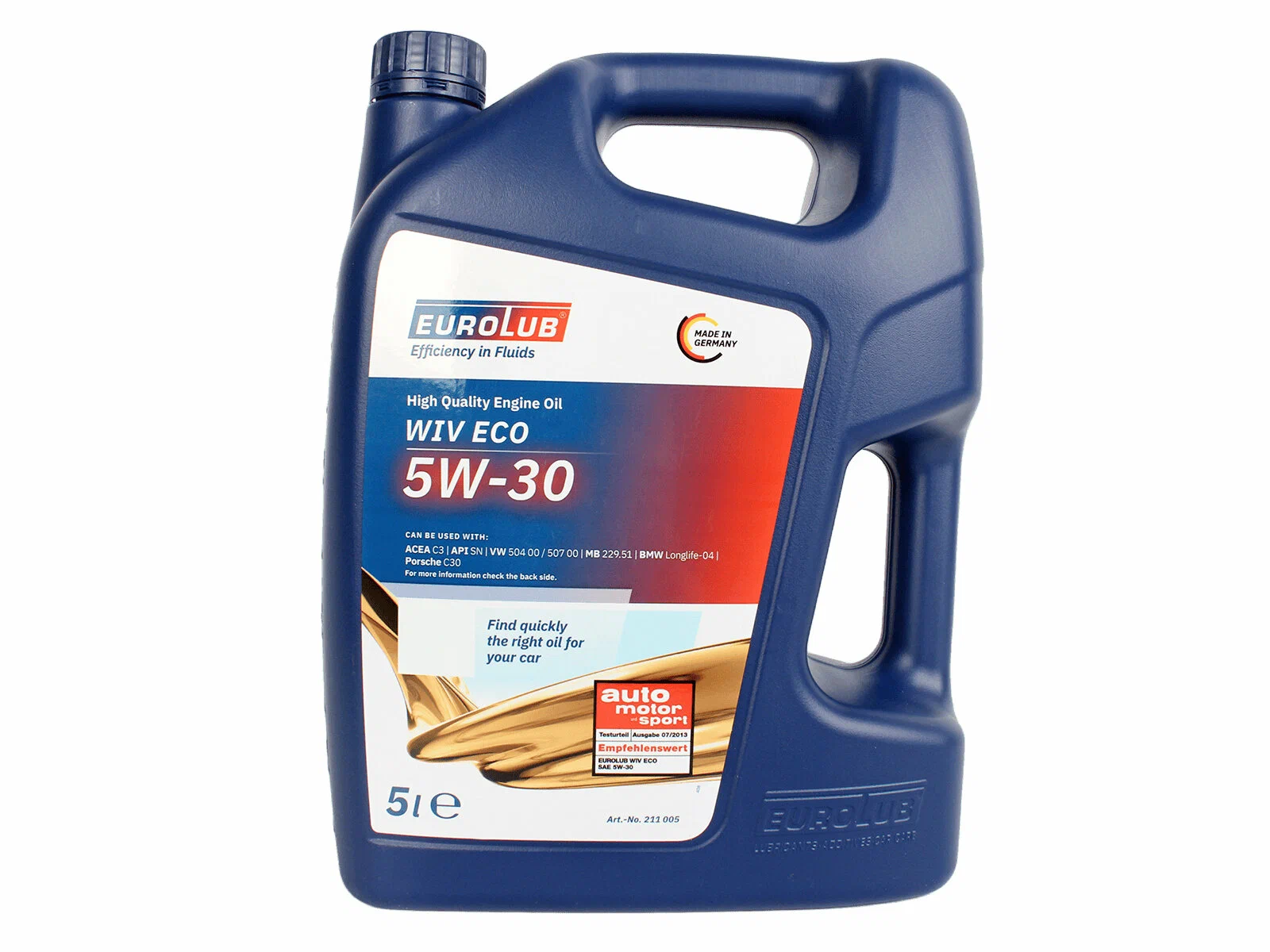 Motor Yagi Eurolub Wiv Eco 5W-30 4L