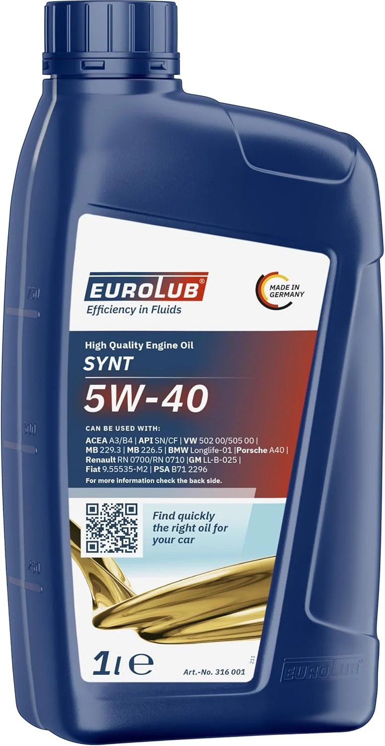 Motor Yagi Eurolub Synt 5W-40 1L — foto