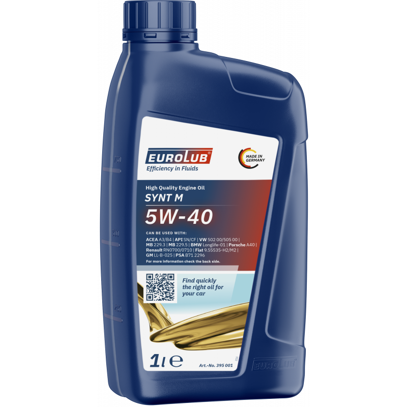 Motor Yagi Eurolub Synt M 5W-40 1L — foto