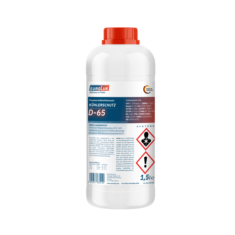 Antifriz Eurolub Concantrate  D-65 1.5L — EUROLUB
