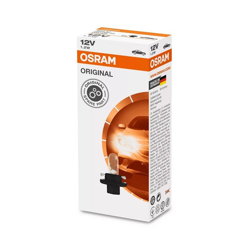 Lampa 12V 1,2W (B8,5D)