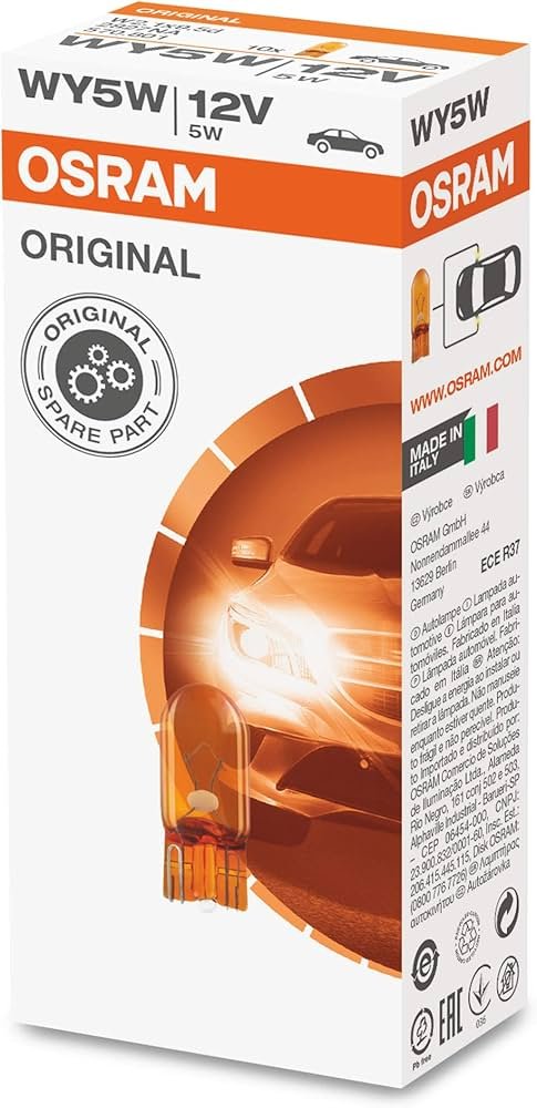 Lampa Wy5W 5W 12V (W2.1X9.5D Unv1) — OSRAM