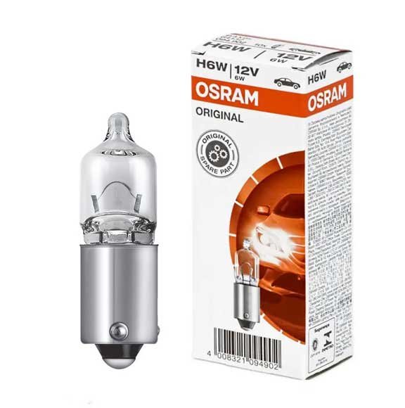 Lampa H6W 6W 12V (Bax9S Unv1) — OSRAM