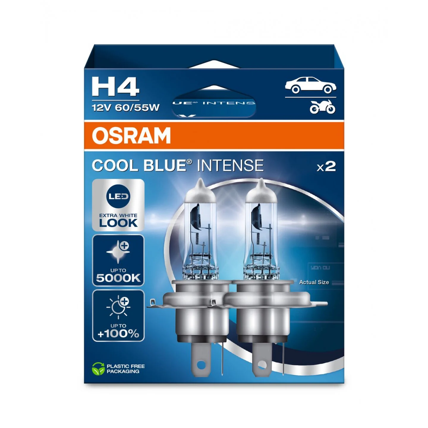 Lampa H4  60/55W 12V (P43T 10X10X11A)