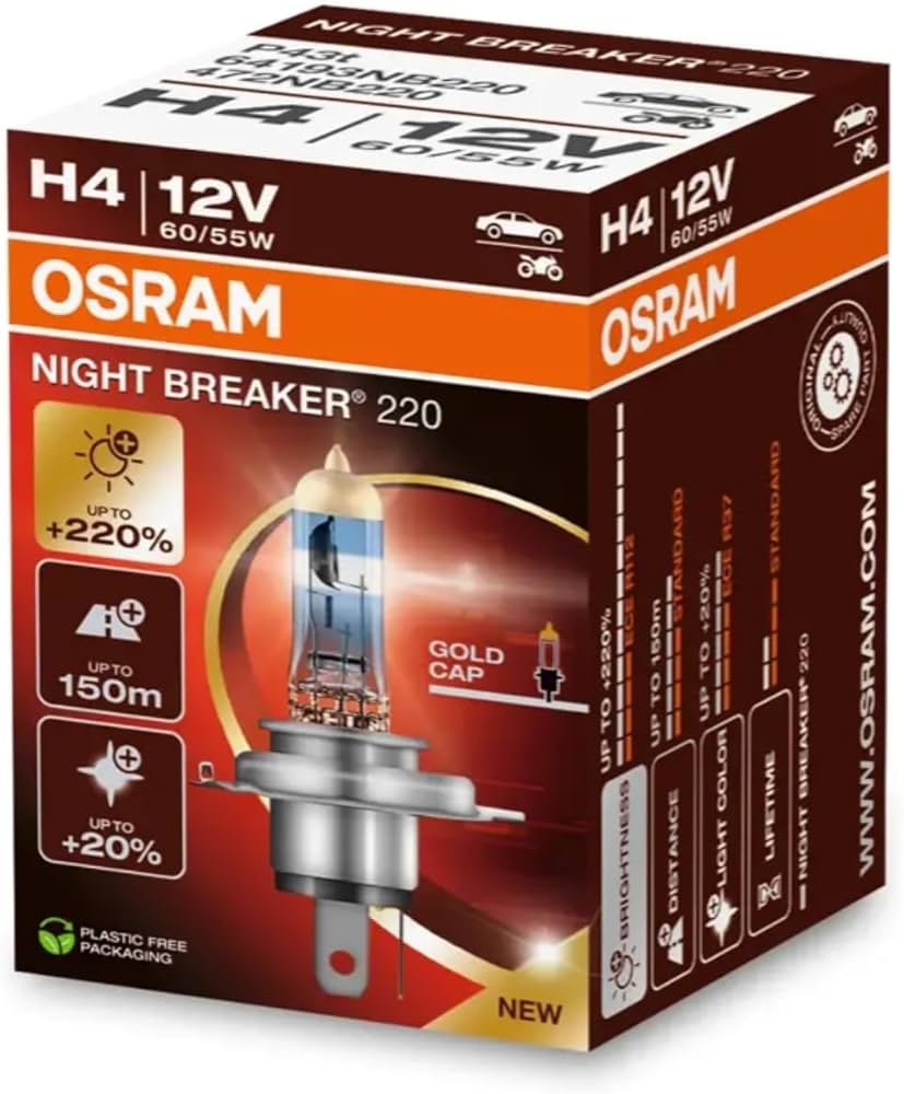 Lampa H4 60/55W 12V (P43T Fs1) — OSRAM