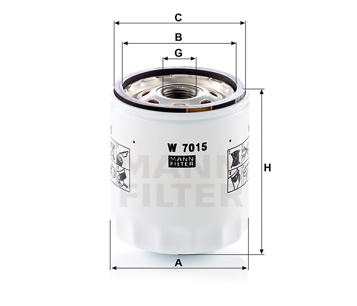 Yag Filteri Ford Mondeo Iv (07- ), Focus Ii (06- ), Fusion,Land Rover Discovery 3 / Lr3, 4 /Lr4 — MANN