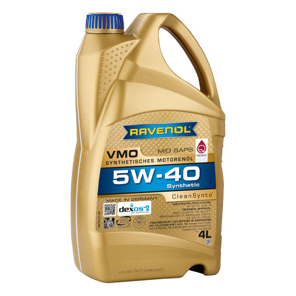 Mator Yagi Ravenol Vmo 5W-40 4L — RAVENOL əsas şəkil