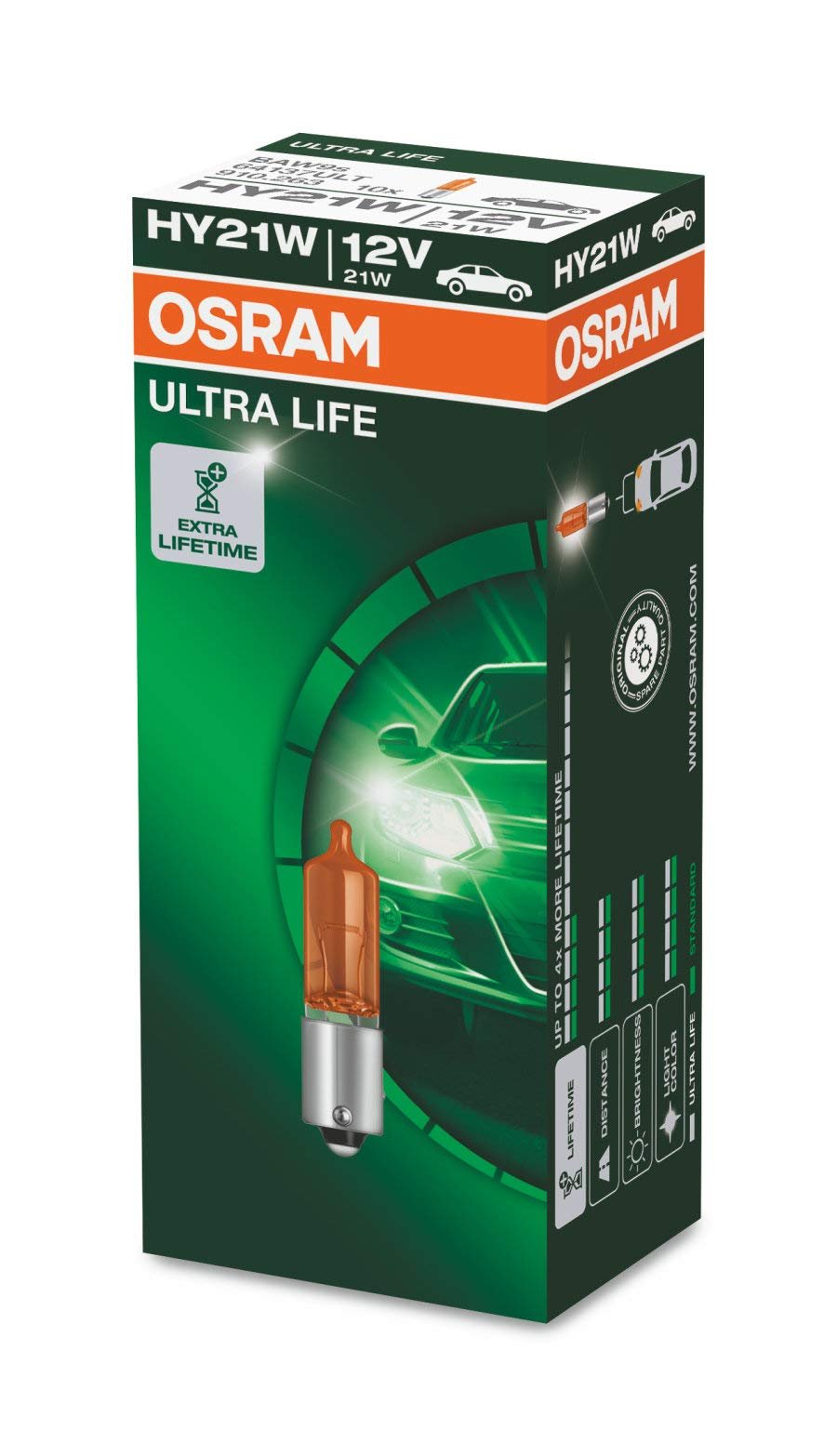 Lampa Hy21W 12V 21W (Baws9) — OSRAM